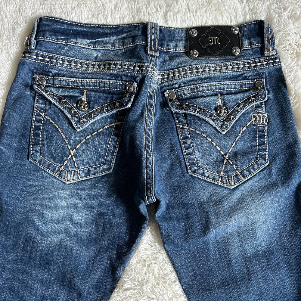 Miss me Blue Embellished Jeans